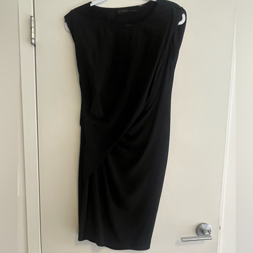 All Saint 100% silk dress, black